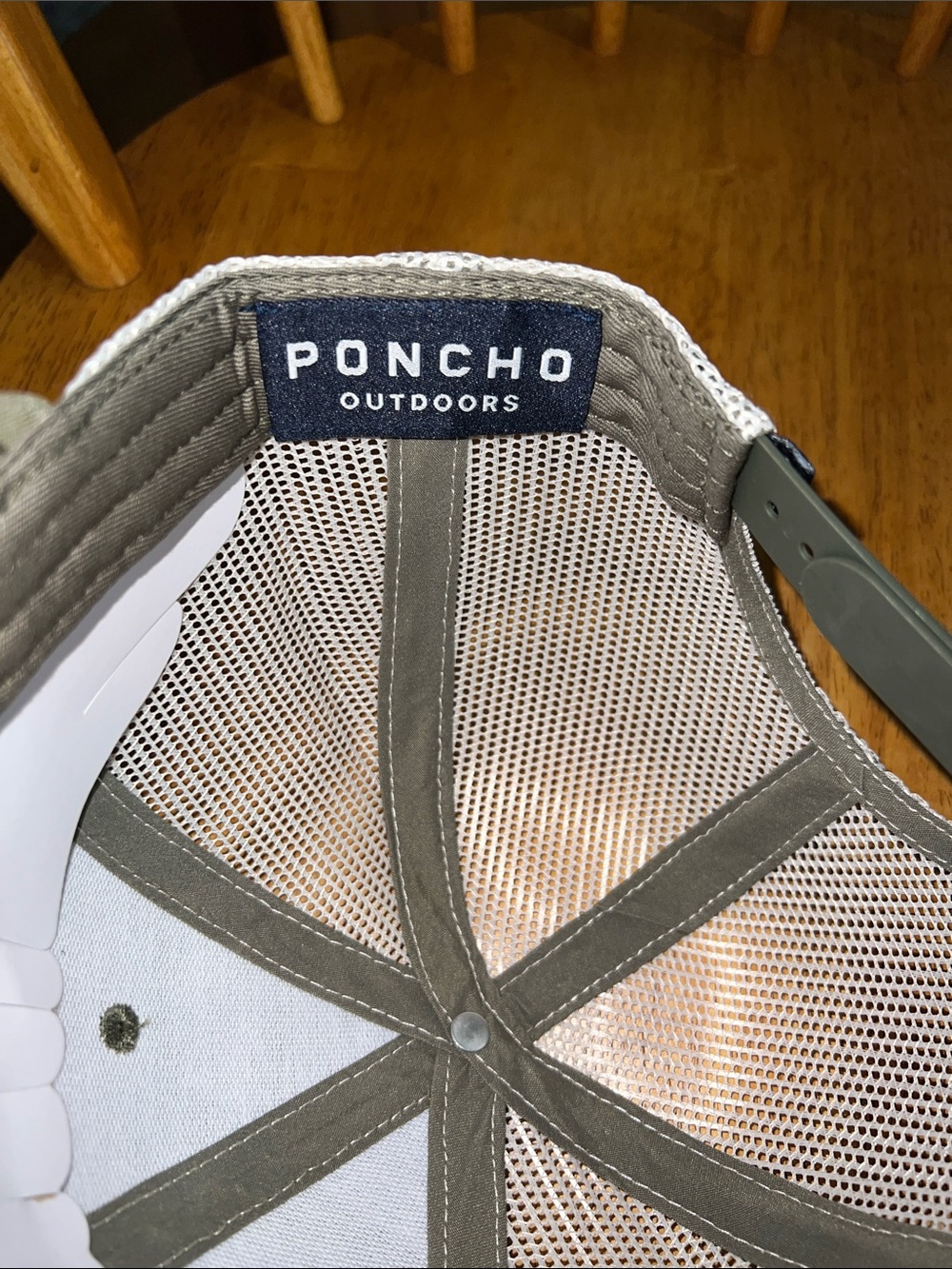 Poncho Austin Texas Olive Green Trucker Hat - Picture 5 of 6